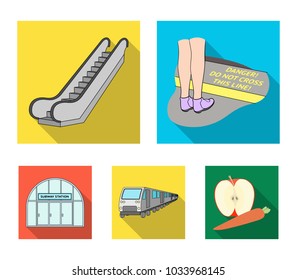 Electric, transport, equipment and other web icon in flat style.Public, transportation,machineryicons in set collection.