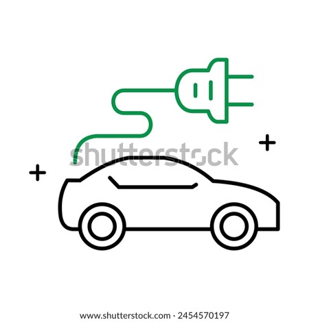 Electric Transport Icon Exploring the future of transportation with electric vehicles and sustainable mobility solutions.