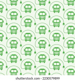 Electric truck pattern. Can be used as a background.