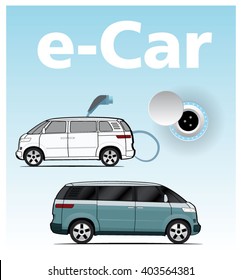 Electric van Illustrator