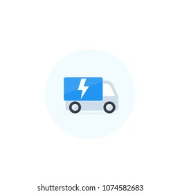 electric van vector