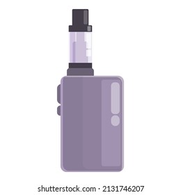 Electric Vaper Icon Cartoon Vector. Cigarette Vape. Electronic Ecigarette