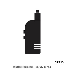 vetor de ícone plano vaporizador elétrico
