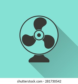 Electric - vector icon in black on a green background.