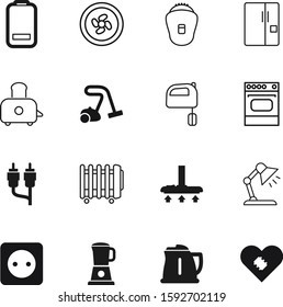 electric vector icon set such as: floor, cool, meal, connection, connector, load, fuel, tea, usa, volt, steam, bulb, rotation, hoover, hygiene, heat, industrial, turbine, gas, bright, sound, lamp