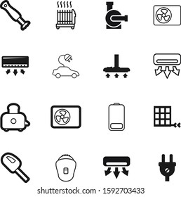 electric vector icon set such as: tap, fuel, cell, toast, winter, acid, water, dust, business, hybrid, heater, service, radiator, vehicle, connect, renewable, set, socket, solar, pump, oil, logo