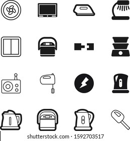 electric vector icon set such as: device, control, communication, boiler, laundry, propeller, new, knot, silhouette, purity, off, hand, connectivity, study, diet, airflow, set, rotation, bright, iron