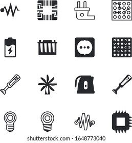 electric vector icon set such as: red, house, turbine, style, business, beverage, empty, rotate, cell, plastic, hot, portable, renewable, service, acid, cord, adapter, sustainability, preparation