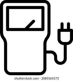elektrische Vektorgrafik auf transparentem Hintergrund. Symbole in Premium-Qualität. Schlagt das Vektorsymbol für Konzept und Grafikdesign.