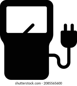 electric Vector illustration on a transparent background. Premium quality symbols. Glyphs  vector icon for concept and graphic design.