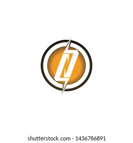electric Vector lightning icon logo and symbols

