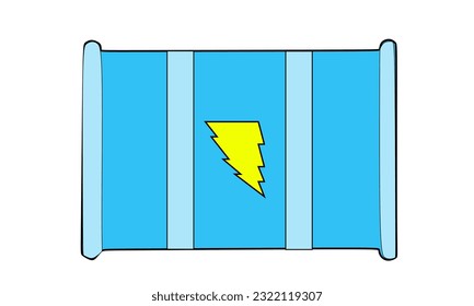 Electric vehichle battery illustration vector, electric car battery price, 