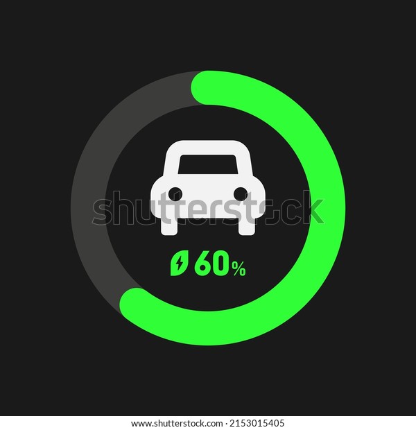 Electric vehicle battery\
status indicator