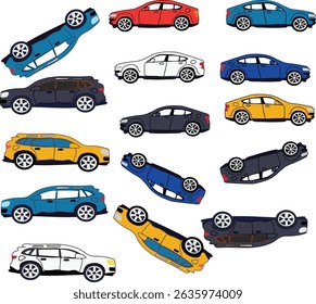 electric vehicle electric car vector illustration. Good for banner, poster, greeting card, party card, invitation, template, advertising, campaign, and social media.
