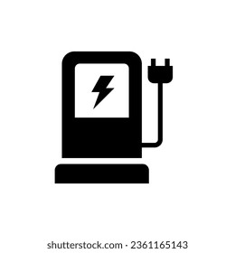 Electric Vehicle Charging Station Icon