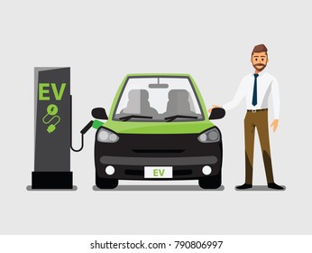 electric vehicle , ev station