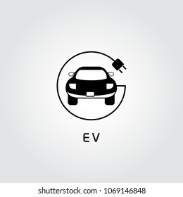 electric vehicle icon
