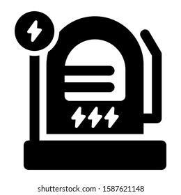 electric vehicle icon isolated sign symbol vector illustration - high quality black style vector icons
