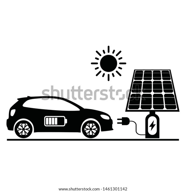 Electric vehicle with\
solar charging panel