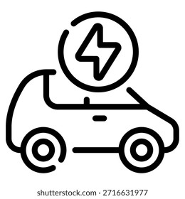 Un vehículo eléctrico que simboliza el futuro del transporte sostenible.