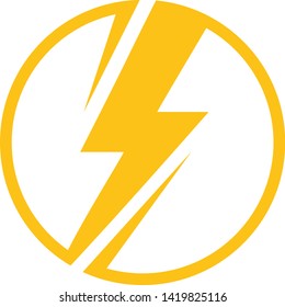 electric volt logo icon vector graphic download