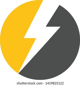 electric volt logo icon vector graphic download