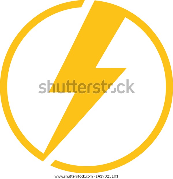 Electric Volt Logo Icon Vector Graphic Stock Vector (Royalty Free ...