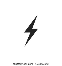 electric voltage icon vector logo template