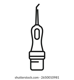 Fusível de água elétrica promovendo higiene oral para dentes e gengivas saudáveis