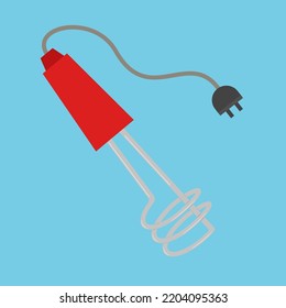 Electric water heater with plug