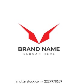 Electric Wings Logo icon design template