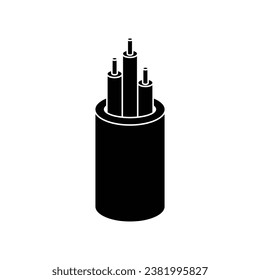 Electric wire icon design. isolated on white background. vector illustration