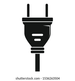 Electric wire icon. Simple illustration of electric wire vector icon for web design isolated on white background