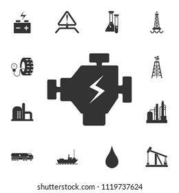 Electrical appliance icon. Simple element illustration. Electrical appliance symbol design from Petrol collection set. Can be used for web and mobile on white background