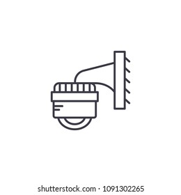 Electrical appliance linear icon concept. Electrical appliance line vector sign, symbol, illustration.