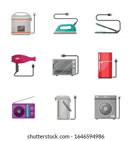Electrical appliances flat icon, editable icon, 64x64 pixel perfect icon on white background