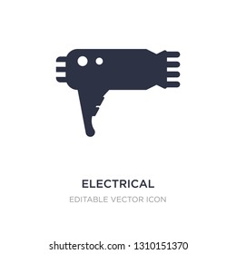 electrical appliances icon on white background. Simple element illustration from Fashion concept. electrical appliances icon symbol design.