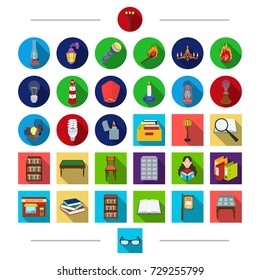 Electrical appliances, lighting and other web icon in cartoon Style.education, information, archive, icons in set collection.