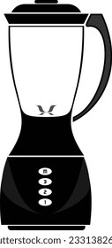 Electrical blender grinder in black