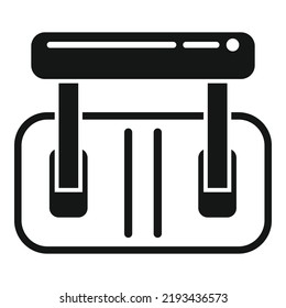 Electrical breaker icon simple vector. Safety power. Home electric