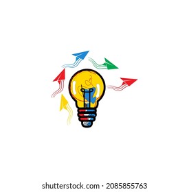 ELECTRICAL BULB AMAZING LOGO ART