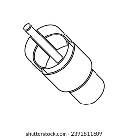 electrical cable icon vector illustration eps