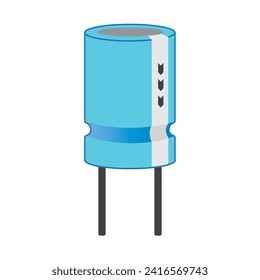 electrical capacitor icon vector illustrator design