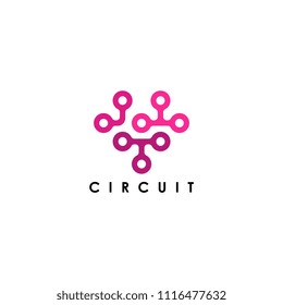 Electrical circuit logo
