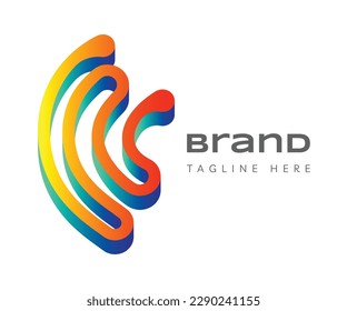 Elementos de la plantilla de diseño de iconos del logotipo del circuito eléctrico. Usable para marca, logotipos de negocios y tecnología.