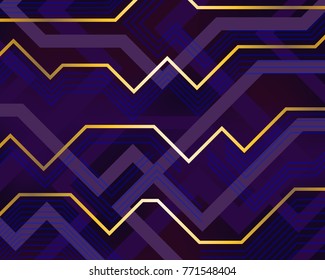 electrical circuit network on blue and violet background