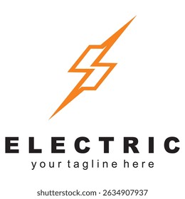 electrical company logo vector design


