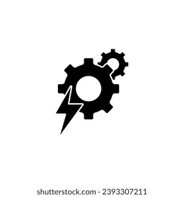 Symbol der elektrischen Konzeptzeile. Einfache Elementgrafik. Umrisssymbol-Design des elektrischen Konzepts.
