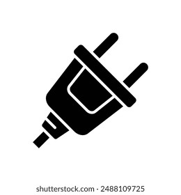 electrical connector icon vector design template simple and clean