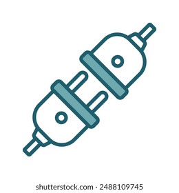 electrical connector icon vector design template simple and clean
